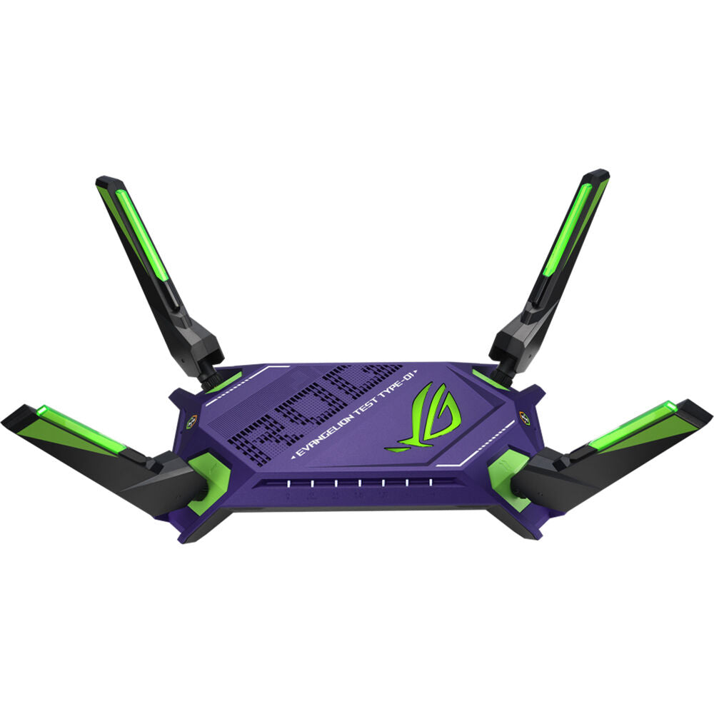 Image of ASUS ROG Rapture EVA Edition Dual-Band WiFi 6 Gaming Router, Purple