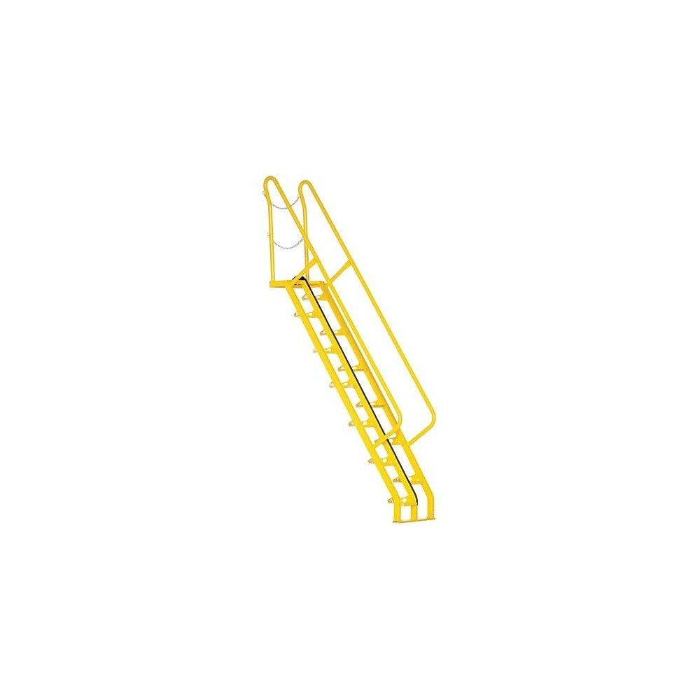 Image of Vestil Alternating-Tread Stairs, No. of Steps: 13 (ATS-8-68), Yellow