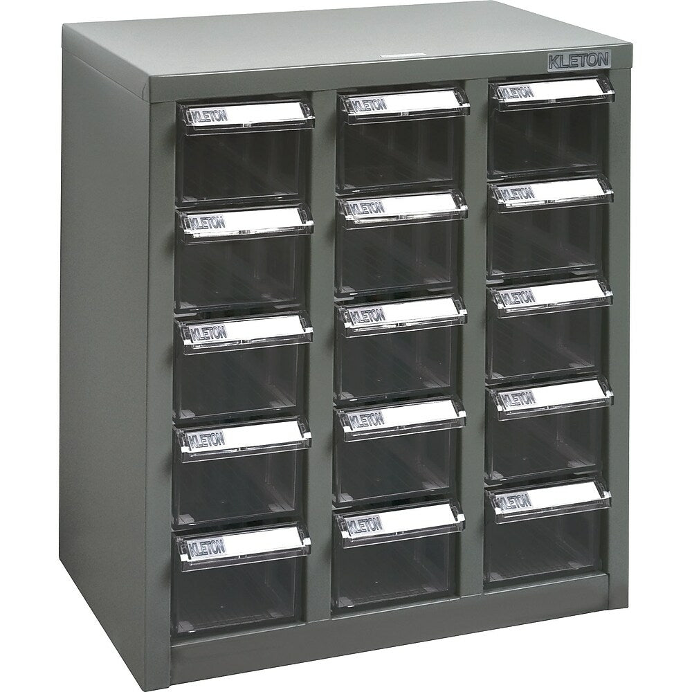 Image of Kleton A8 Steel Parts Cabinets, 15 Polystyrene Drawers