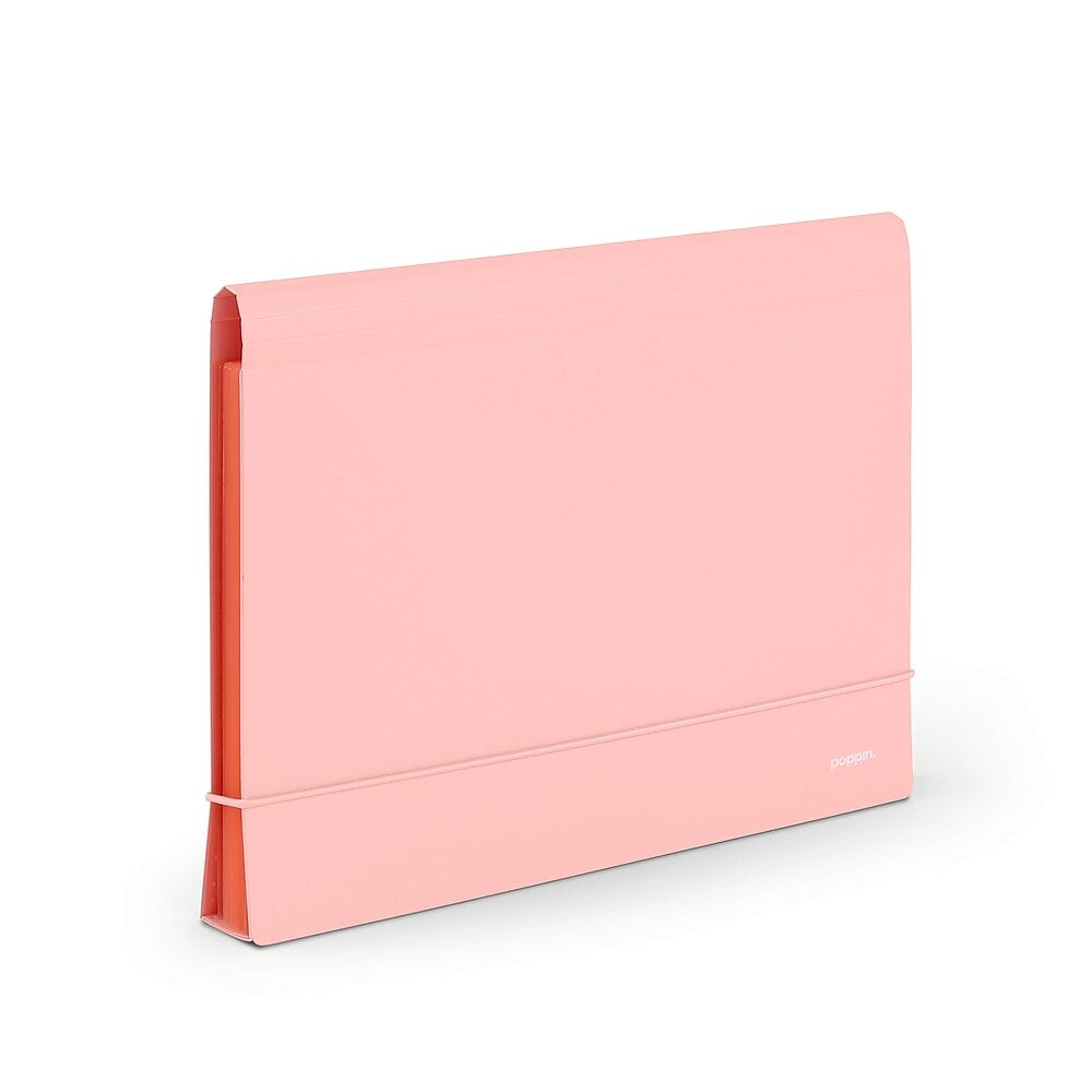 Image of Poppin 13 Pocket Accordion File - Blush, Pink