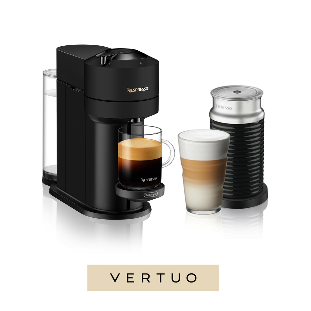 Image of Nespresso Vertuo Next Coffee and Espresso Machine by De'Longhi with Aeroccino - Matte Black