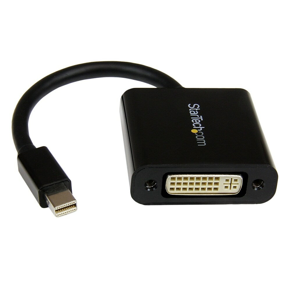 Image of StarTech Mini Display Port to DVI Video Adapter Converter, Black Mini DP to DVI, 1920 x 1200