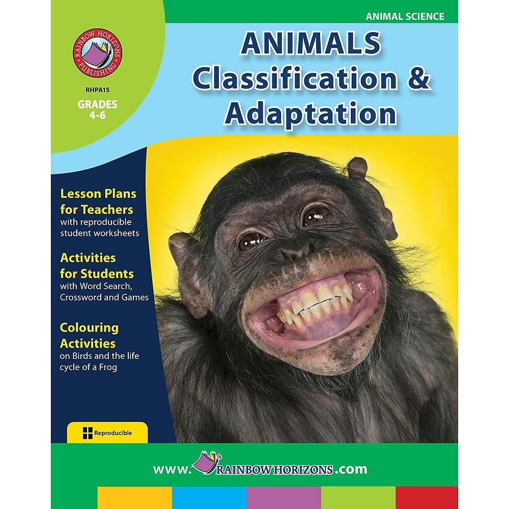 Image of eBook: Animals: Classification & Adaptation - (PDF version - 1-User Download) - ISBN 978-1-55319-009-7 - Grade 4 - 6