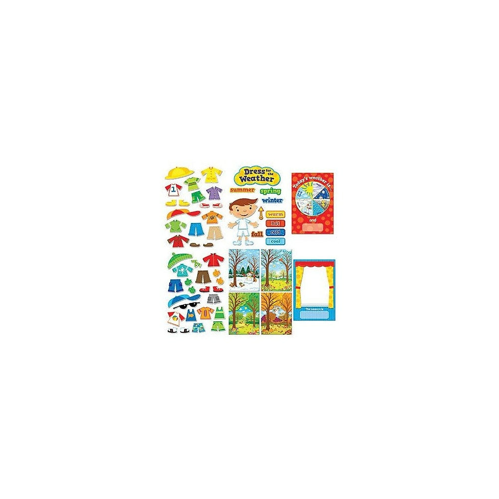 Image of Creative Teaching Press Bulletin Board Set, Dress For The Weather (CTP1640)