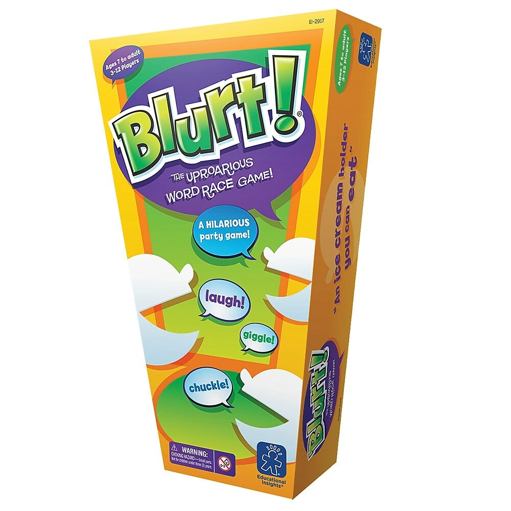 Image of Educational Insights Blurt Word Race Game, Grades 2nd - 12+