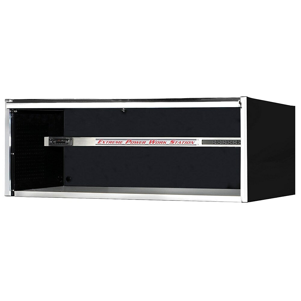 Image of Extreme Tools 72" Professional Power Workstation Hutch, Black (EX7201HCBK)
