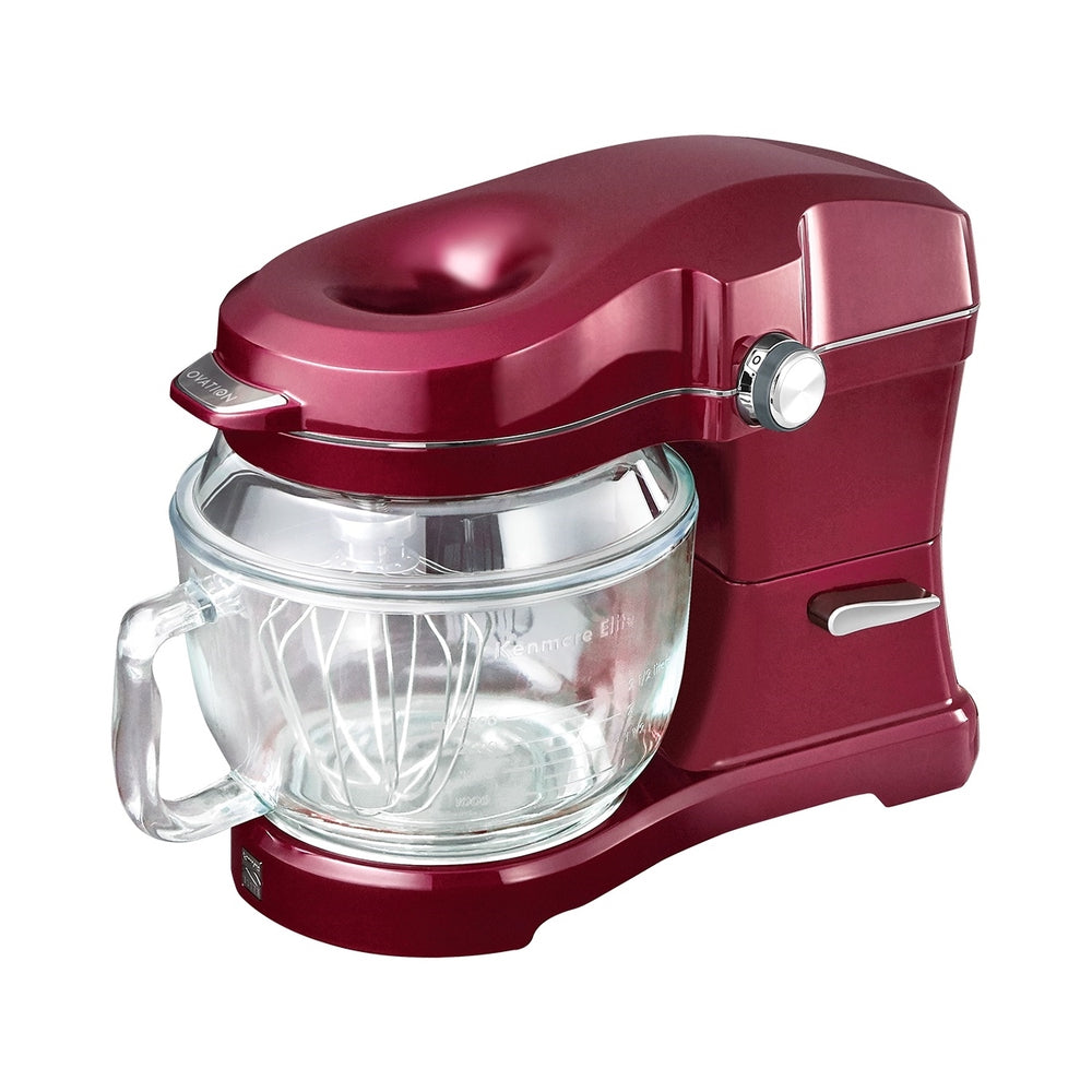 Image of Kenmore Elite Ovation Stand Mixer with Pour-In Top - 5 qt - Burgundy, Red