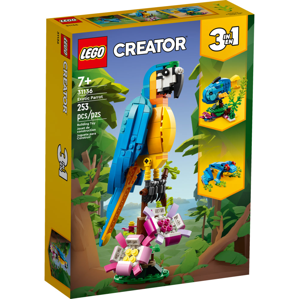 Image of LEGO Creator Exotic Parrot Playset - 253 Pieces