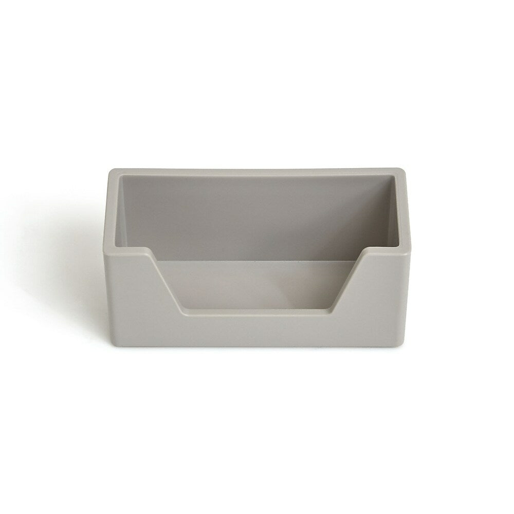 Image of TRU RED Business Card Holder - Grey