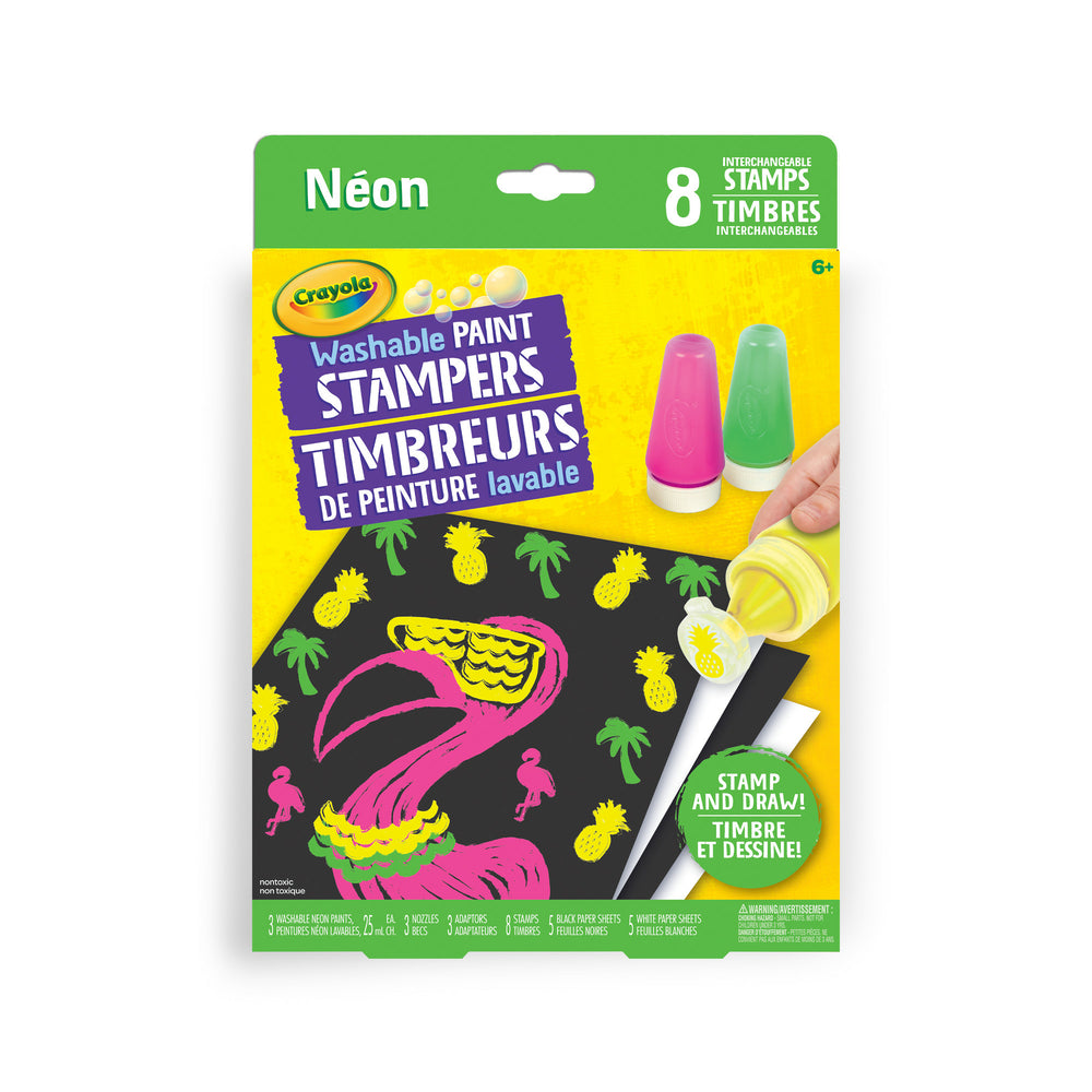 Image of Crayola Neon Paint Stampers
