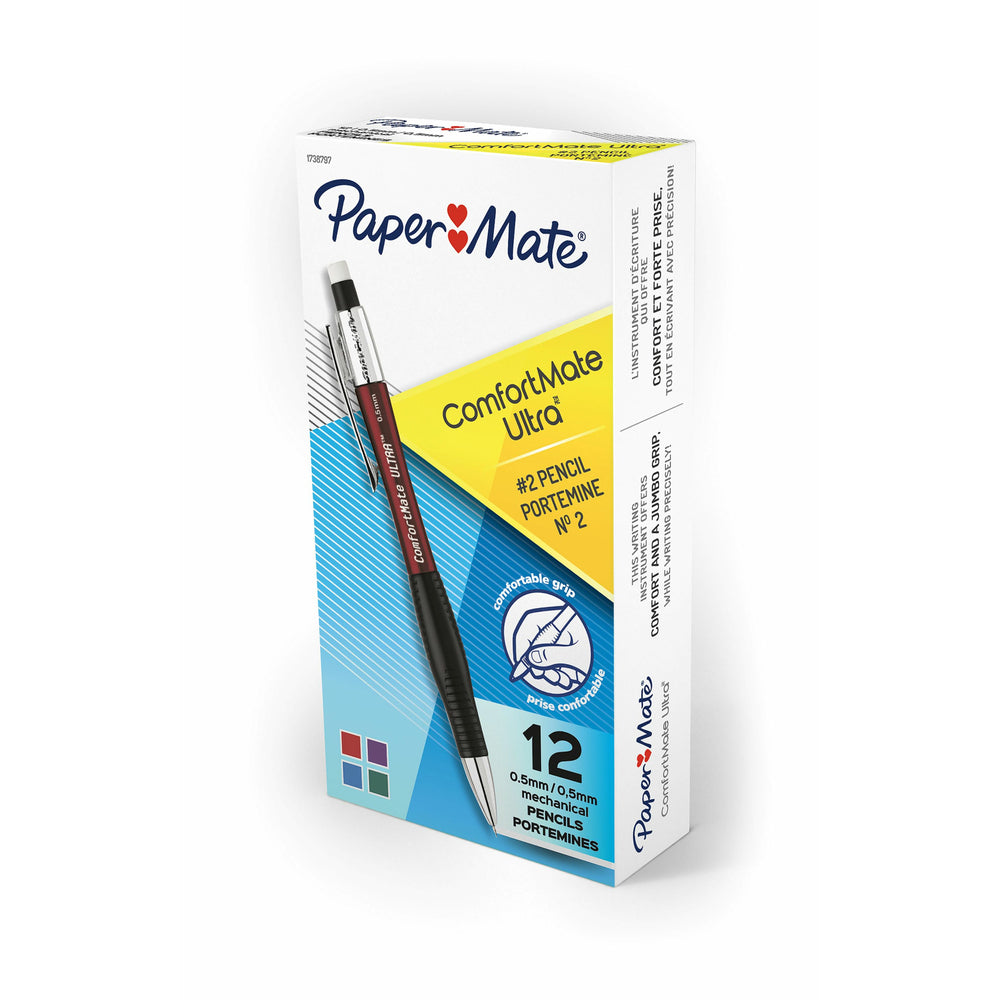 Image of Paper Mate Comfort Mate Ultra #2 Mechanical Pencils - 0.5mm - 12 Pack