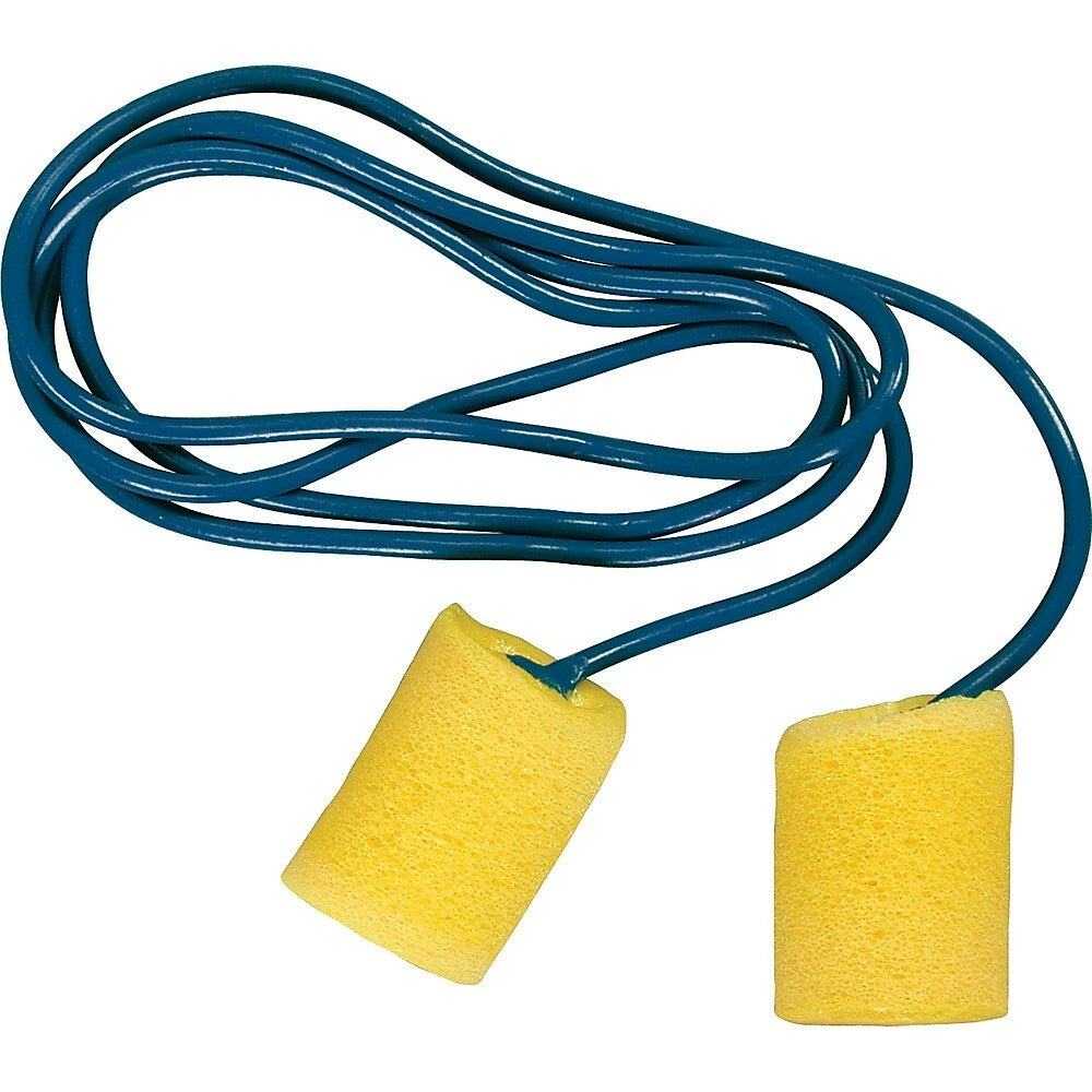 Image of E-A-R, E-A-R Classic Foam Earplugs, Bulk - Polybag, Corded, 200 Pack