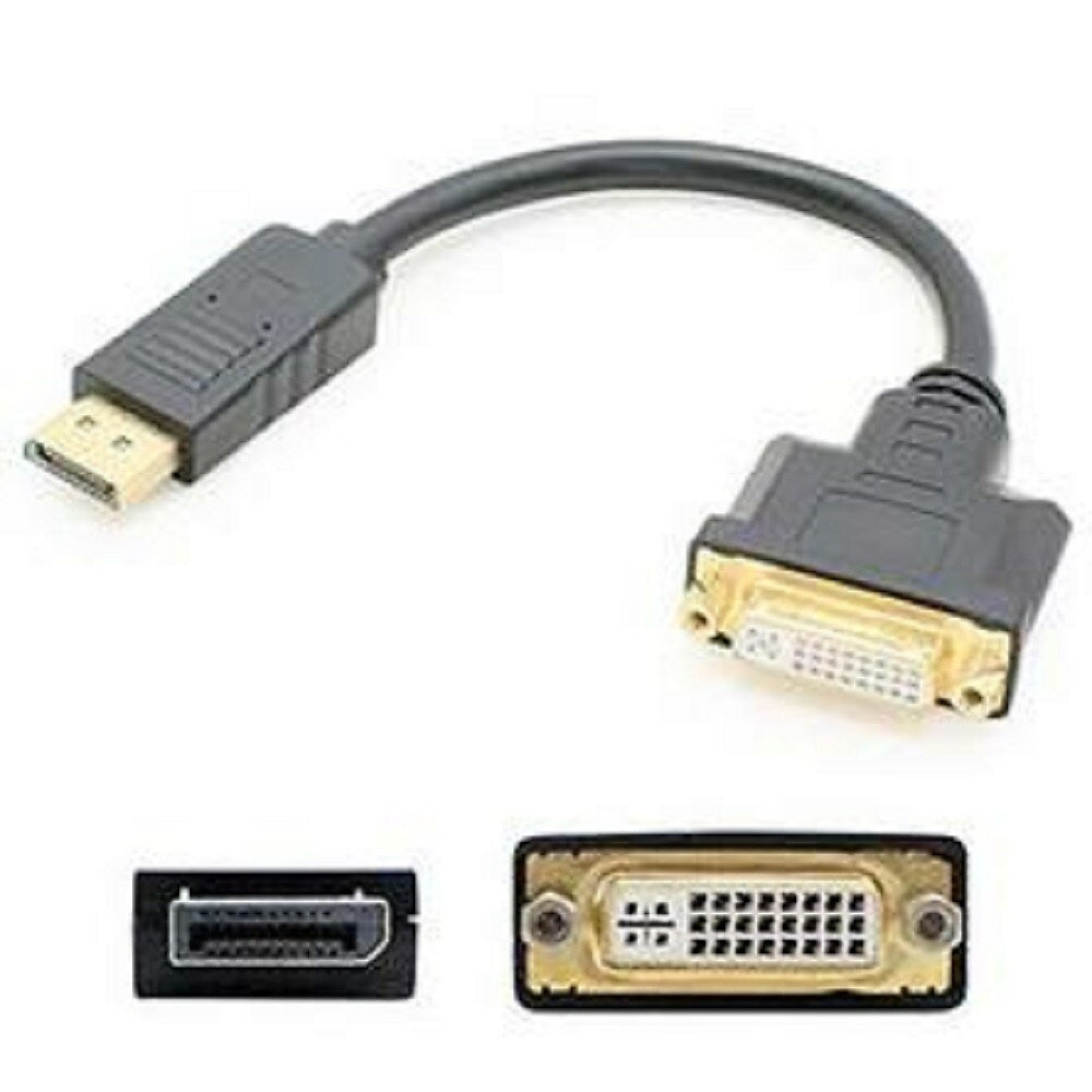 Addon Displayport To Dvi Adapter Converter Cable Male To Female Disp Staples Ca