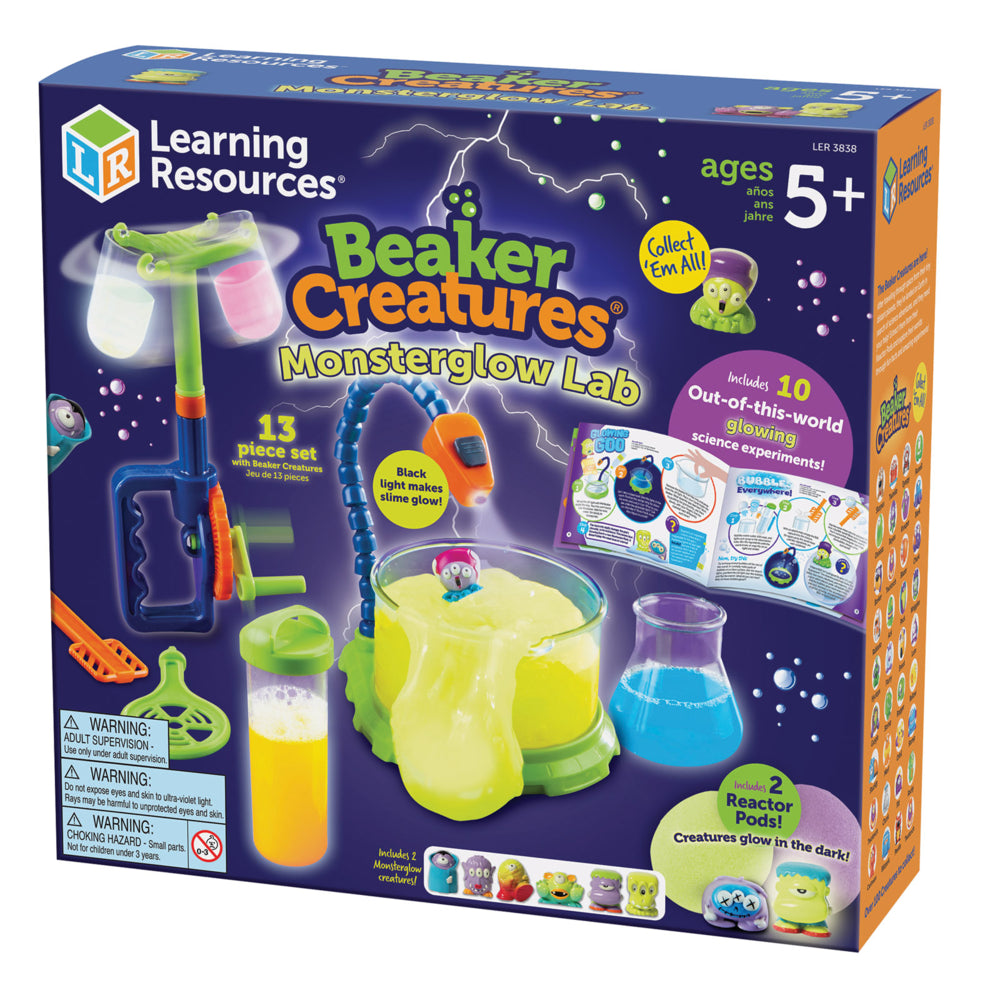 Image of Learning Resources Beaker Creatures Monster Glow Lab - Multicolor, Multicolour