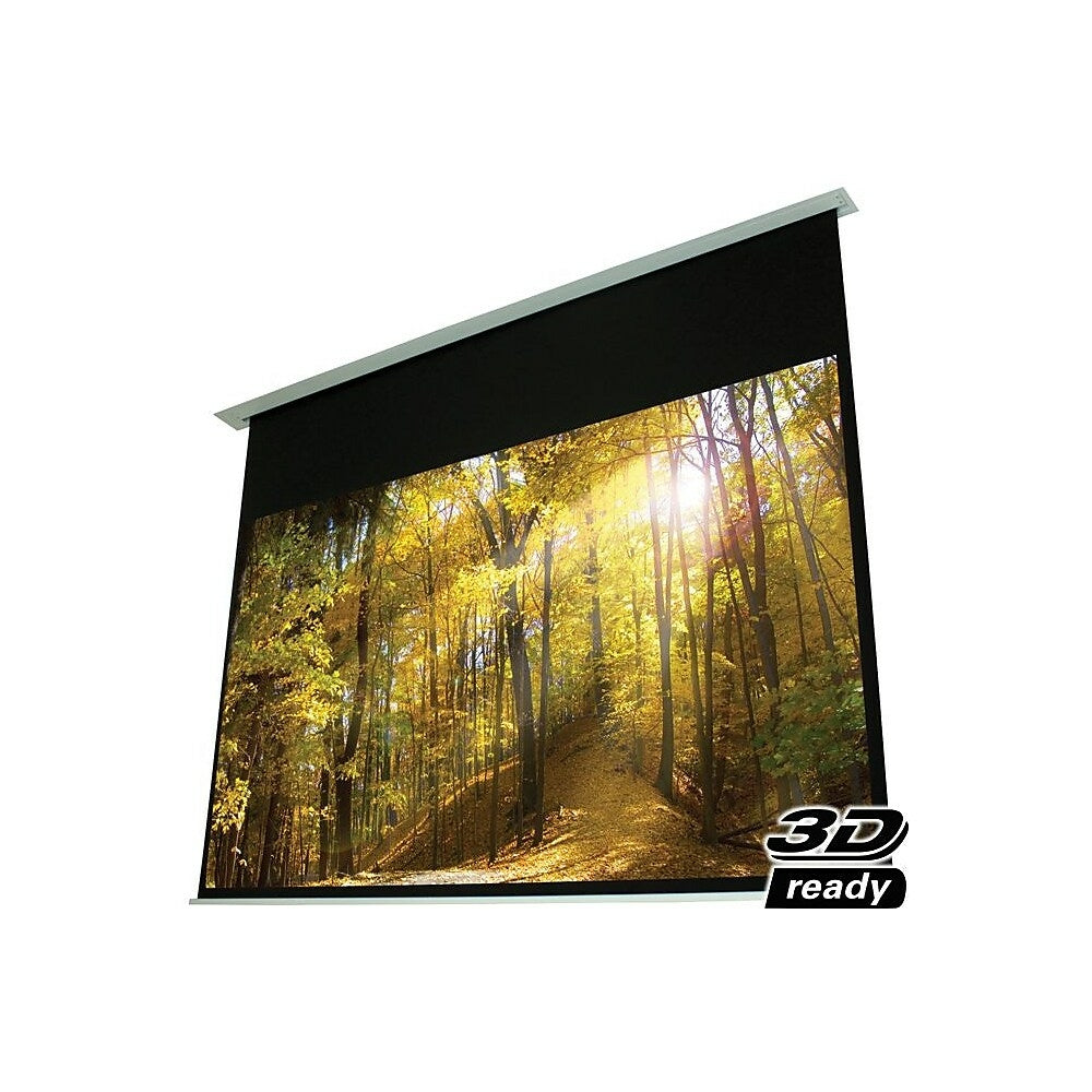 Image of EluneVision 120" In-Ceiling Motorized Projector Screen, 16:9