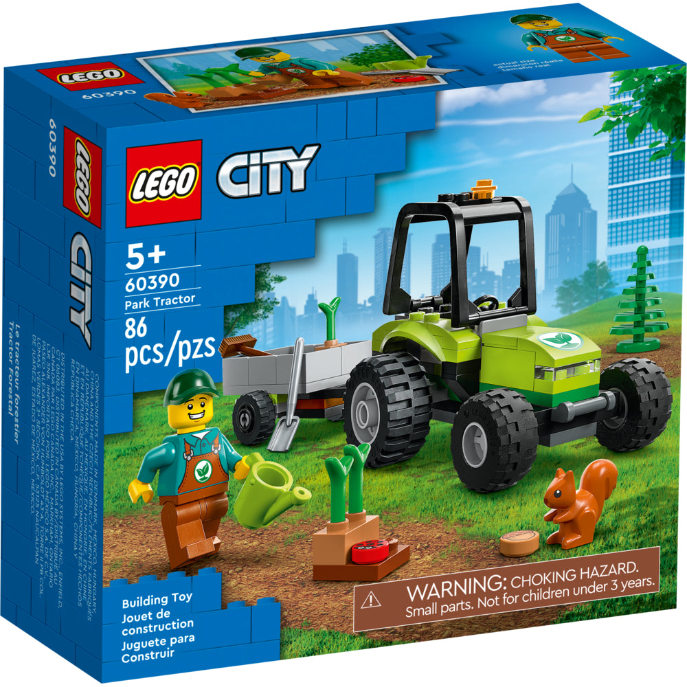 Image of LEGO City Park Tractor Playset - 86 Pieces