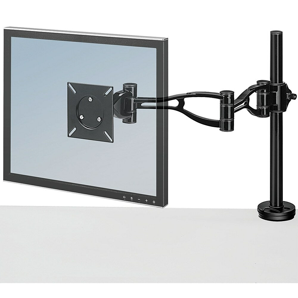 Image of Fellowes Depth Adjustable Monitor Arm (8041601), Black