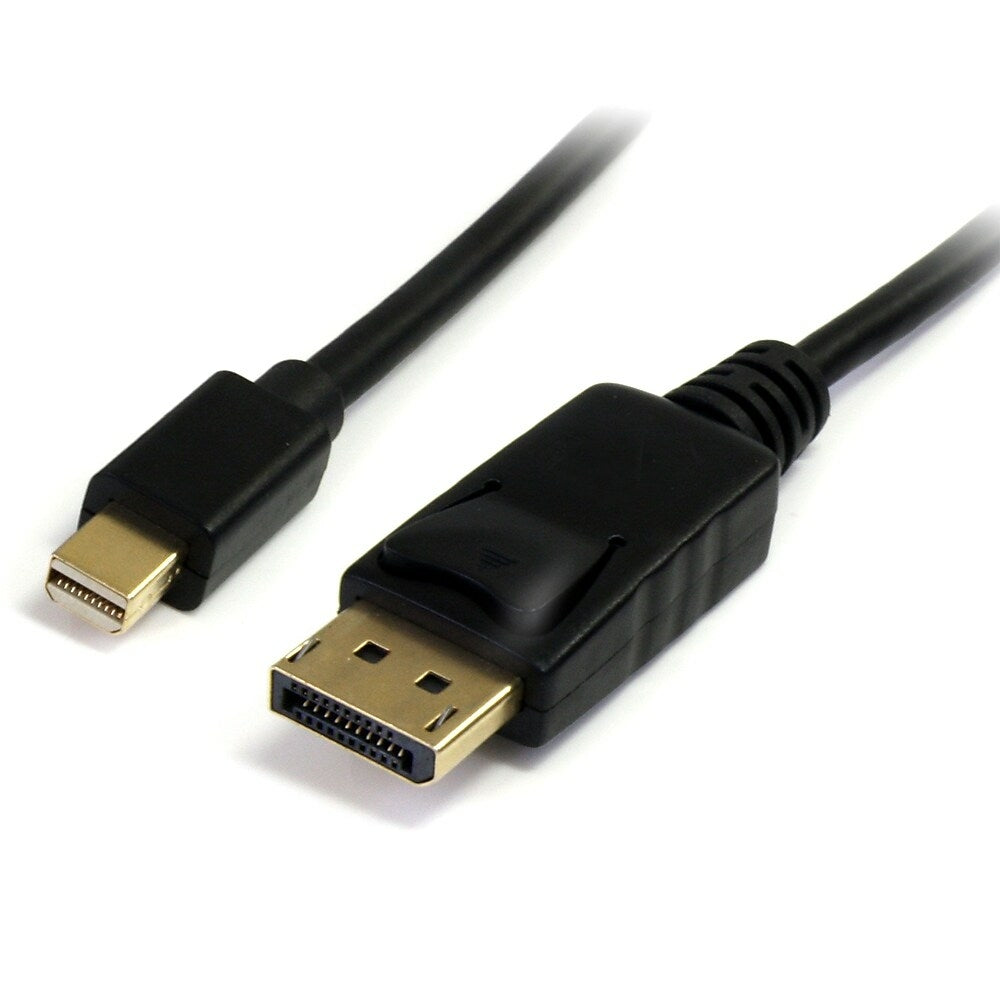 Image of StarTech Mini DisplayPort to DisplayPort 1.2 Adapter Cable M/M, DisplayPort 4k, 3 Ft