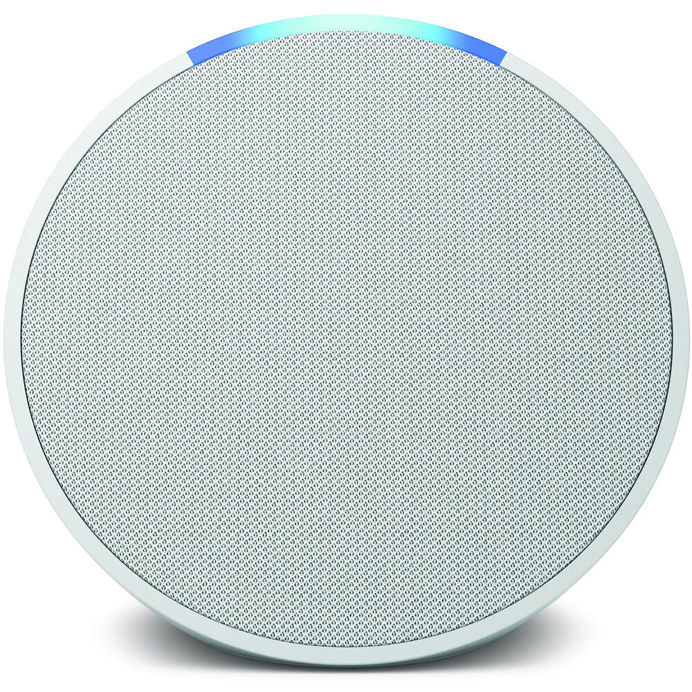 Image of Amazon Echo Pop Smart Speaker with Alexa - Glacier White