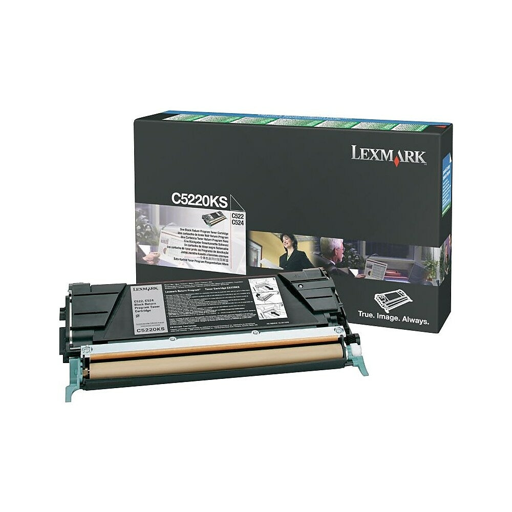 Image of Lexmark C5220KS Black Toner Cartridge (C5220KS)