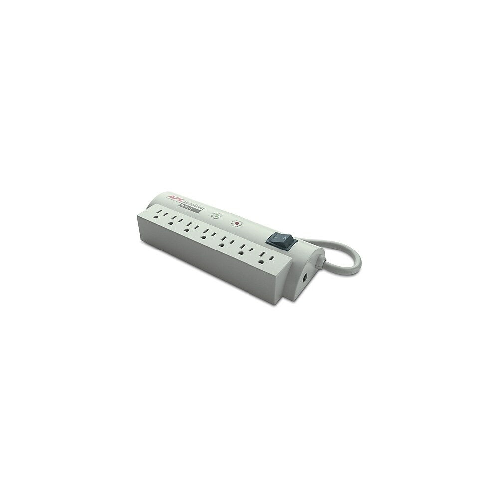 Image of APC 7-Outlet 1680 Joules Home/Office Surge Protector, White