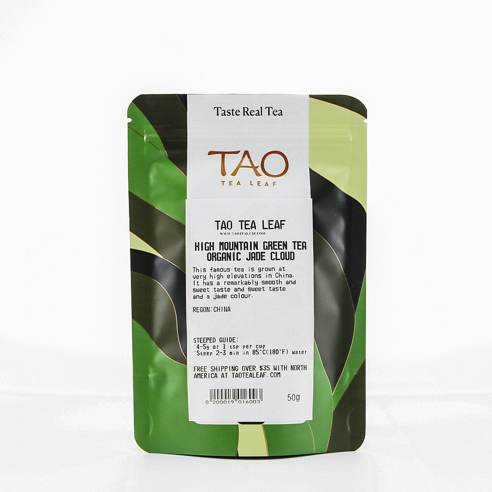 Image of Tao Tea Leaf Organic Jade Cloud High Mountain Green Tea - Loose Leaf - 50g