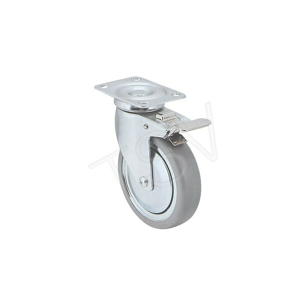 Image of Colson Stainless Steel Caster, Wheel Diameter: 4" (102 Mm), Wheel Material: Nylon, Caster Type: Swivel (Y481PSS09CS)