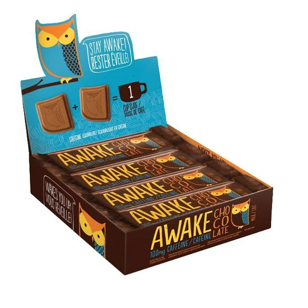 Image of Awake 33g Milk Chocolate Bar - 12 Pack