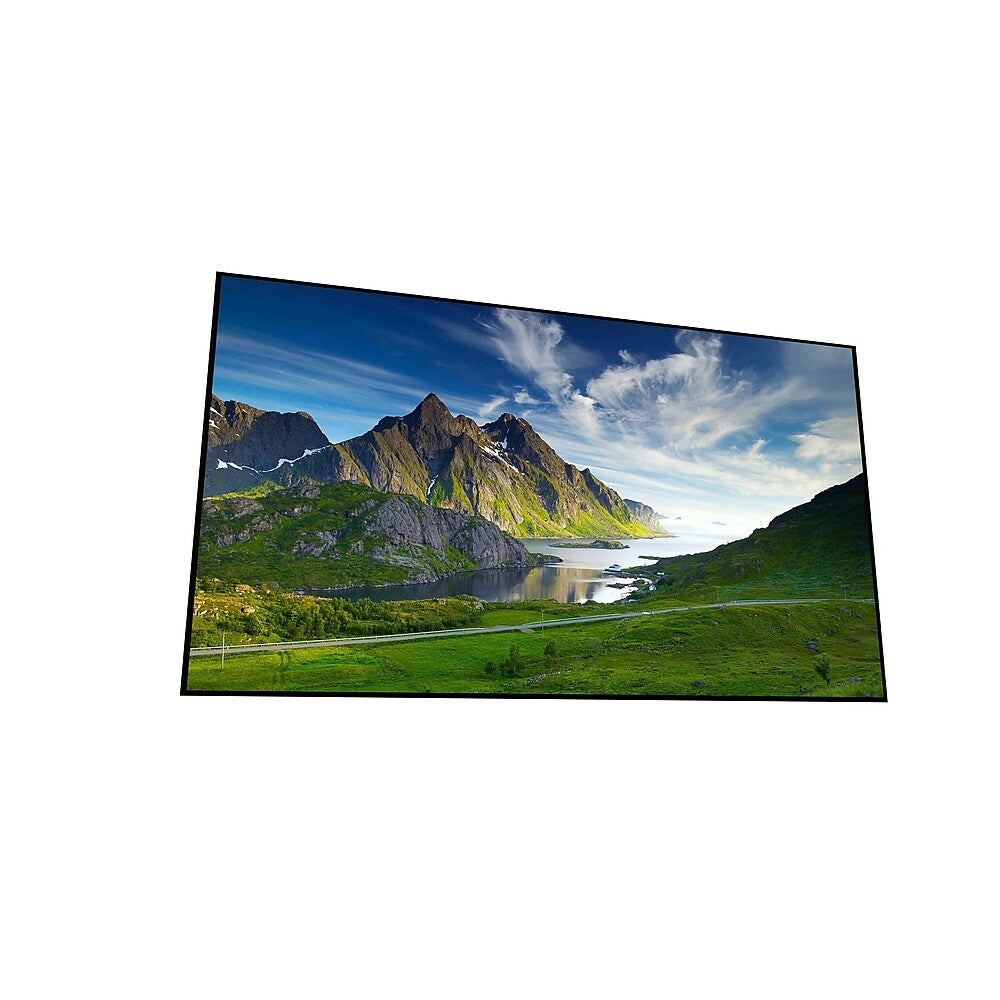 Image of 125" 16:9 Elunevision Reference Studio 4K Slim Fixed Frame Projector Screen, (EV-S-125-10)