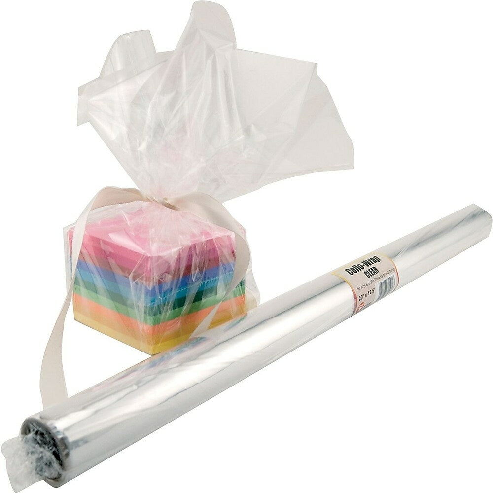 Image of Cellophane Roll, Clear, 40" x 100', 2 Pack