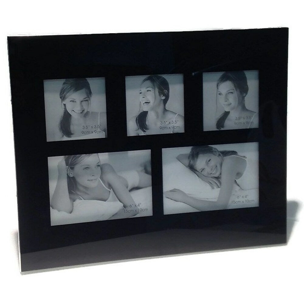 Image of Elegance Jessica Collage Photo Frame, Black