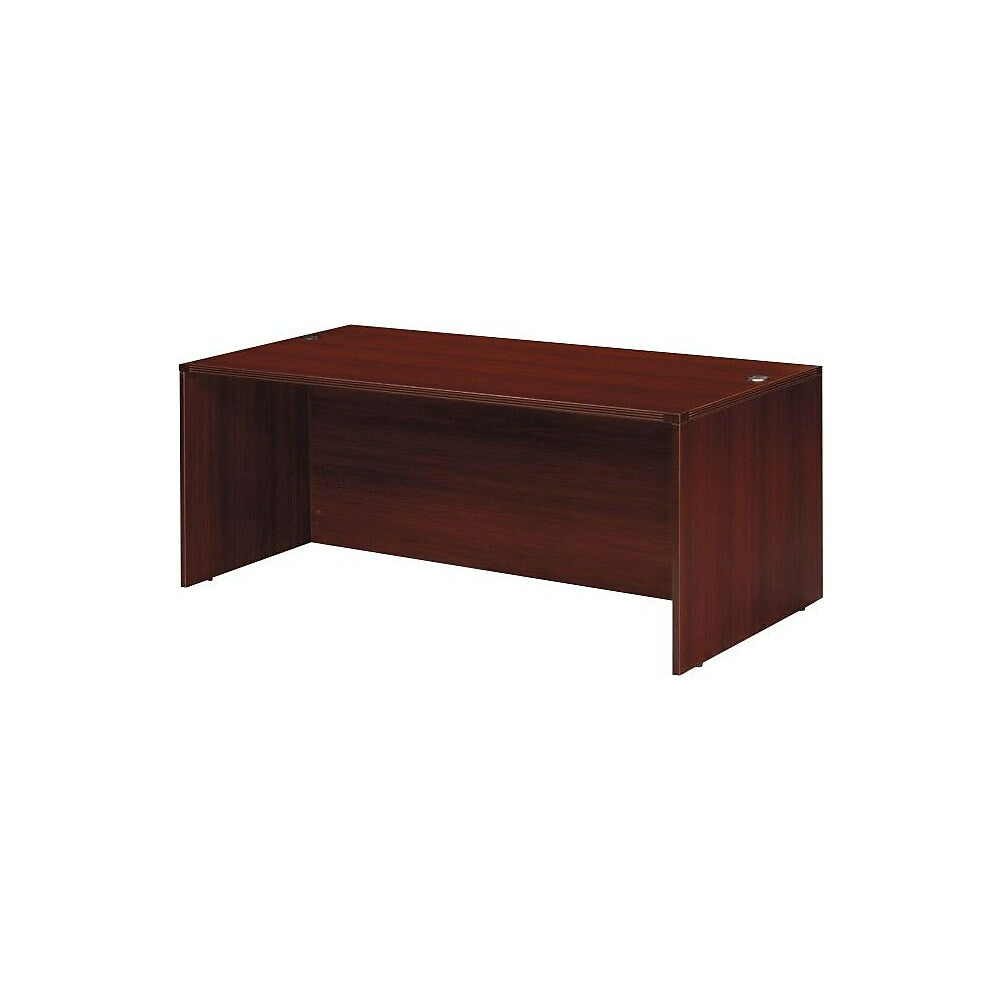 Image of Office Star Napa Collection 71" Desk Shell, Mahogany, Brown
