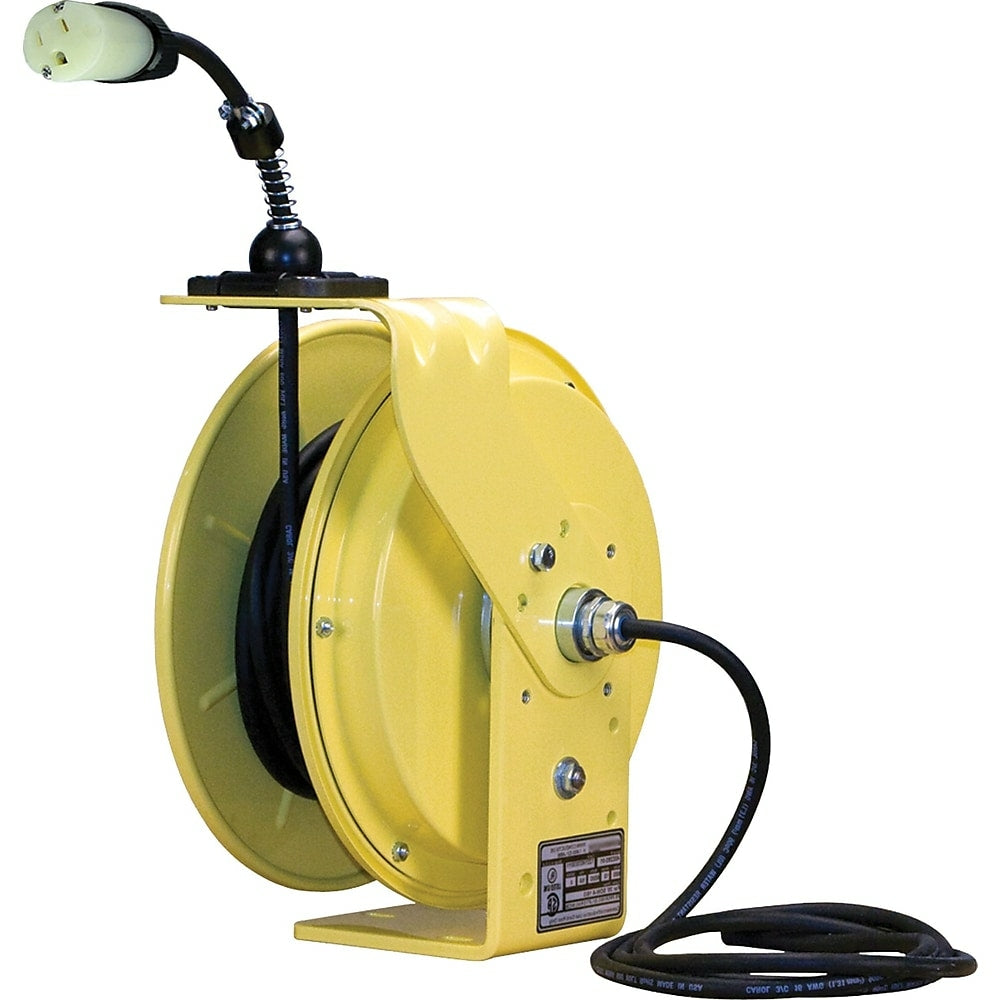 Image of Lind Equipment LE9000 Series Heavy-Duty Cord Reels, Quad-Box, 15 A, 30' Cord