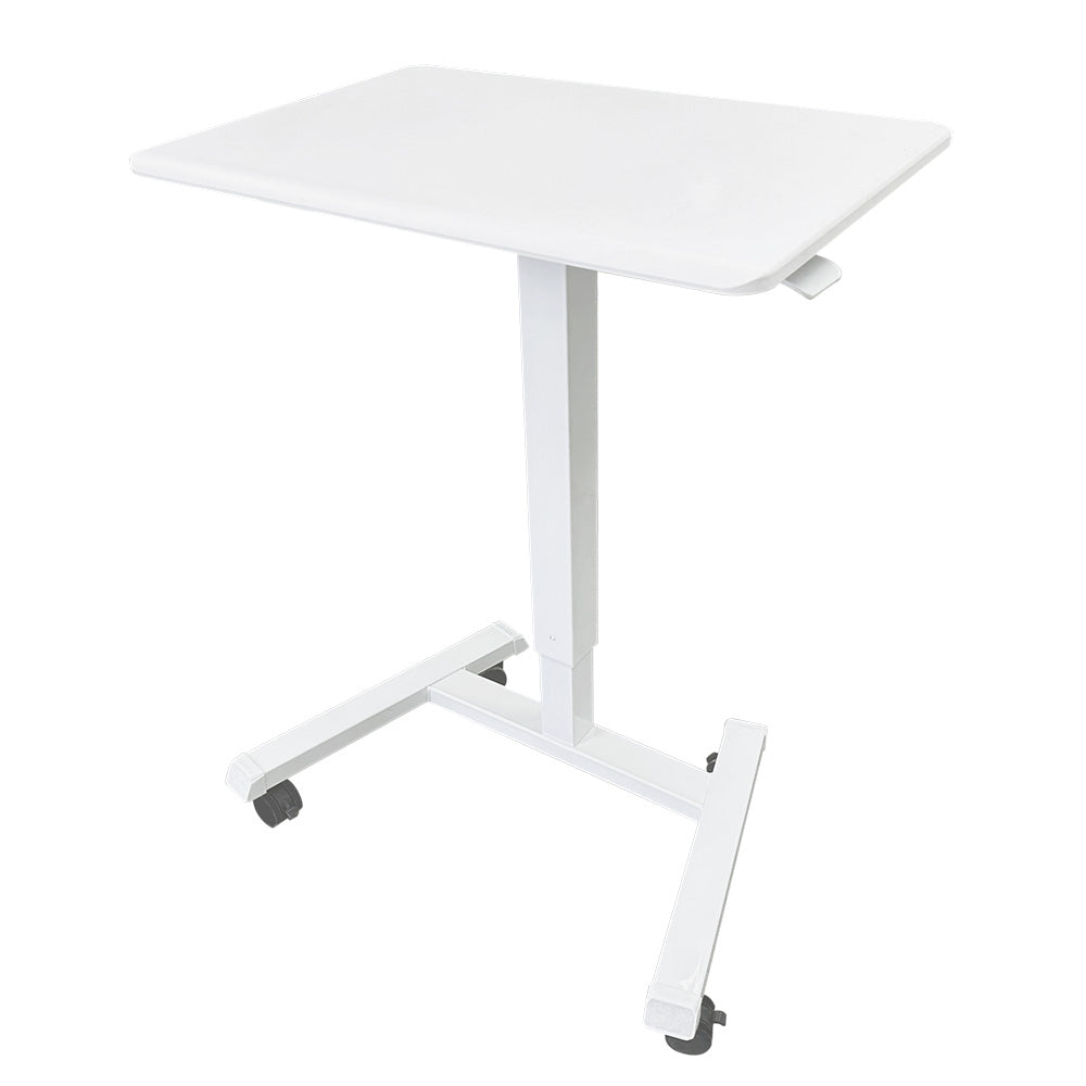 Image of Ezywork Height Adjustable 28.5"- 44" Mobile Standing Desk - White