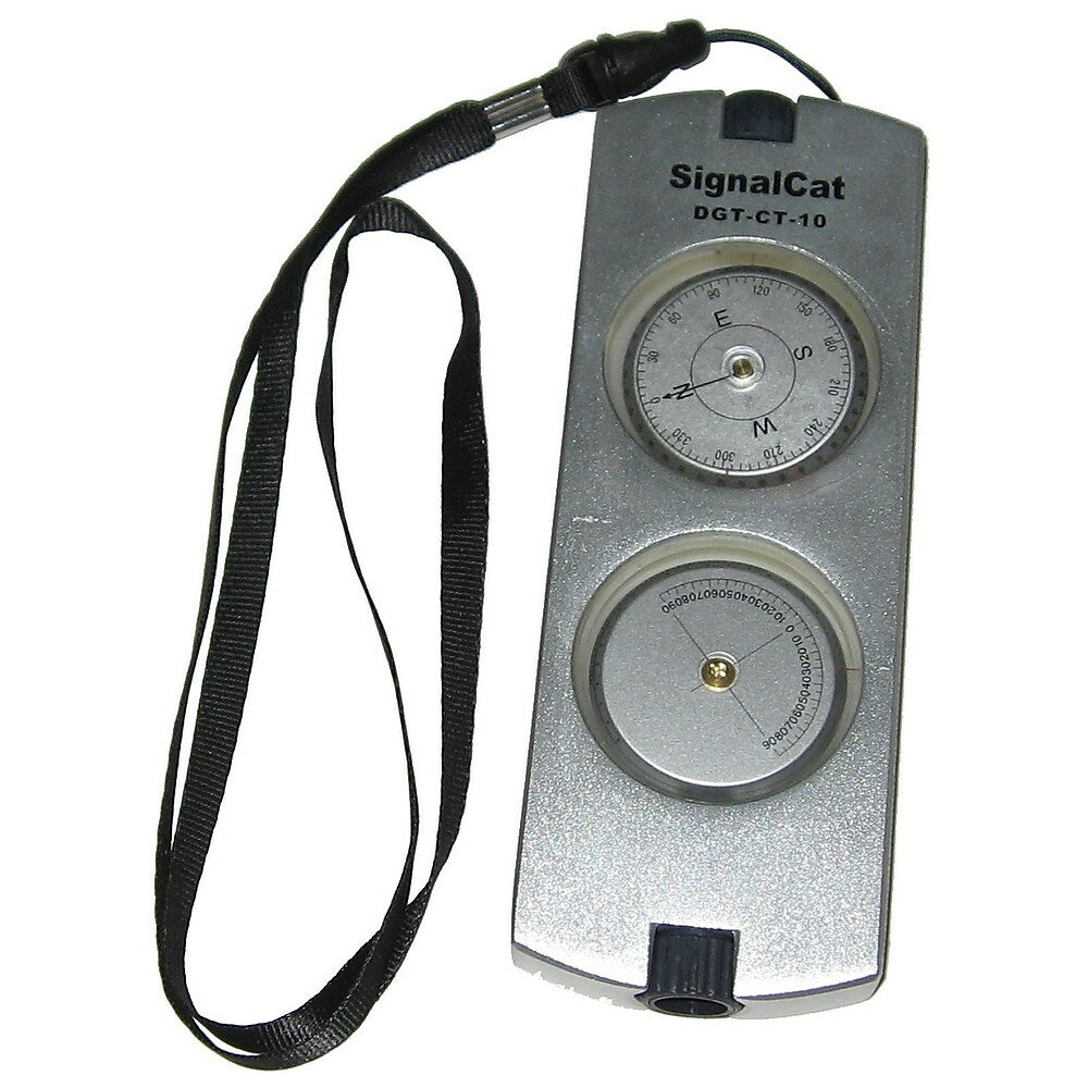 Image of Digiwave Perfectional Compass/Clinometers Combo Tool, 6.7" x 3.2" x 1.2", Silver