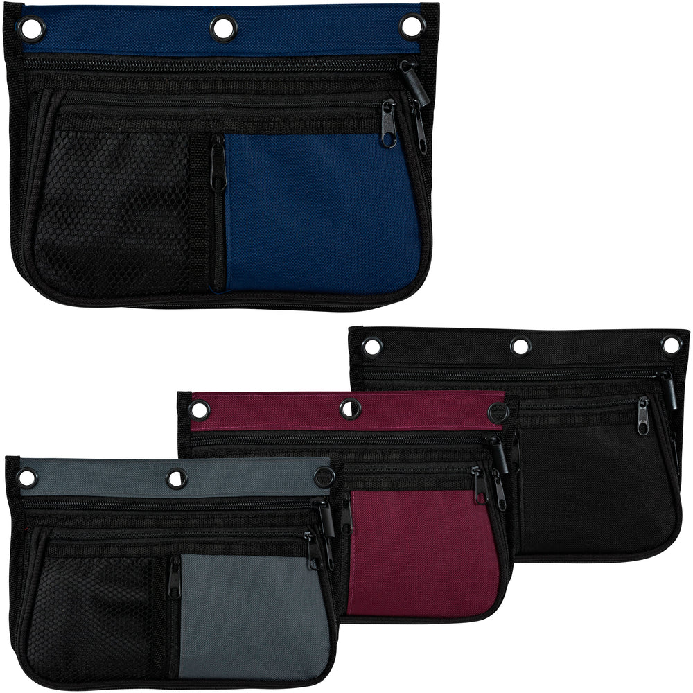 Image of Staples 3-Ring Binder Pouch with Gusset - Assorted Colours