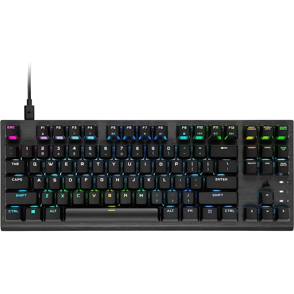 Image of Corsair K60 Pro TKL RGB Tenkeyless Optical-Mechanical Gaming Keyboard - Black