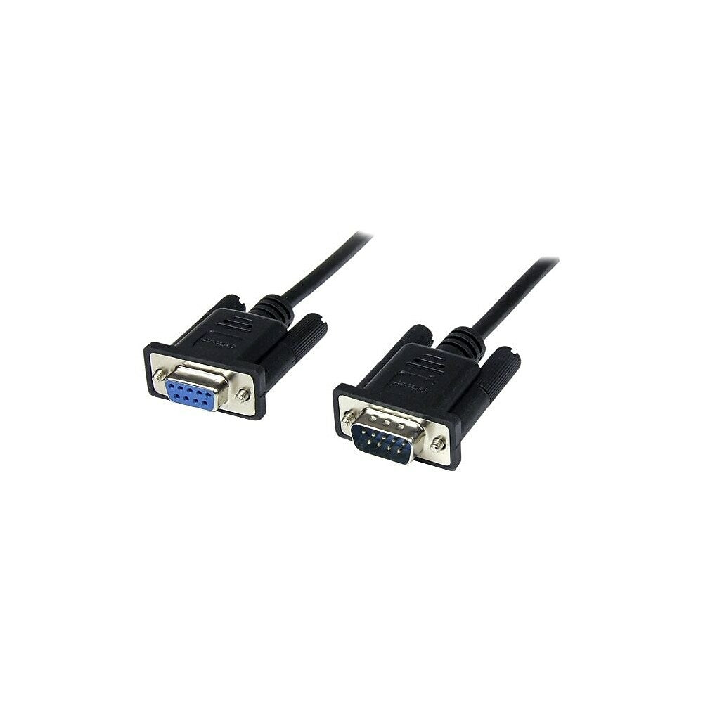 Image of StarTech 1M Black Db9 Rs232 Serial Null Modem Cable , F/M