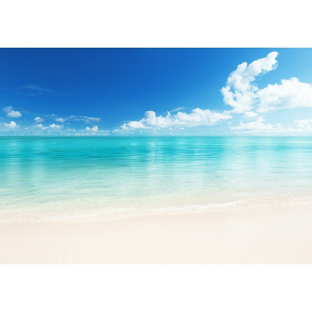 Image of Ideal Decor The Beach Wall Mural, Blue