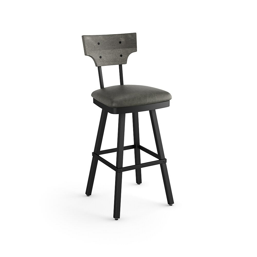 Amisco Gustavson Swivel 26 Counter Stool