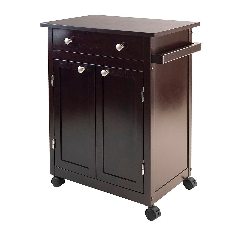 Image of Winsome Savannah Kitchen Cart, Espresso