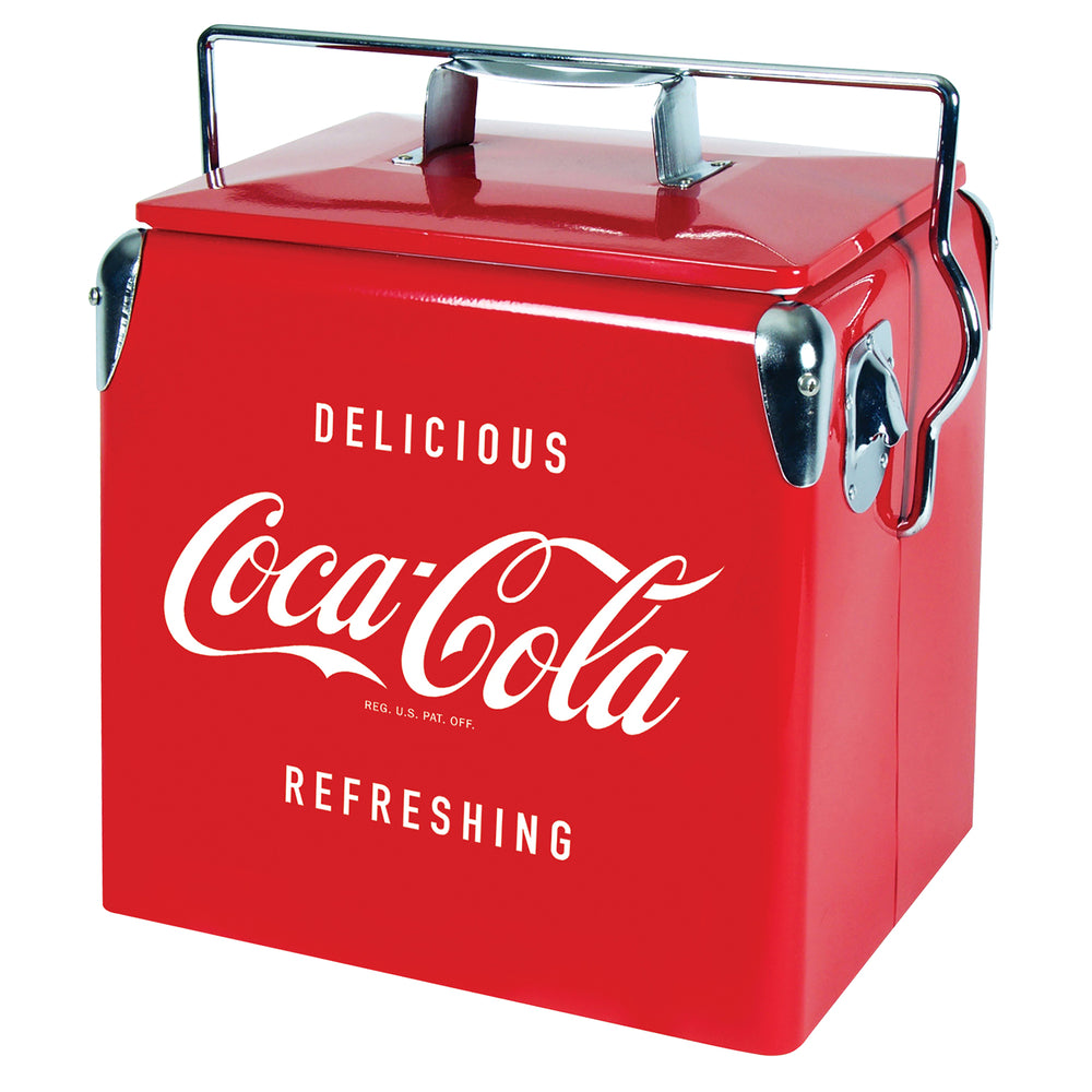Image of Coca-Cola Vintage Ice Chest, 13L, Red