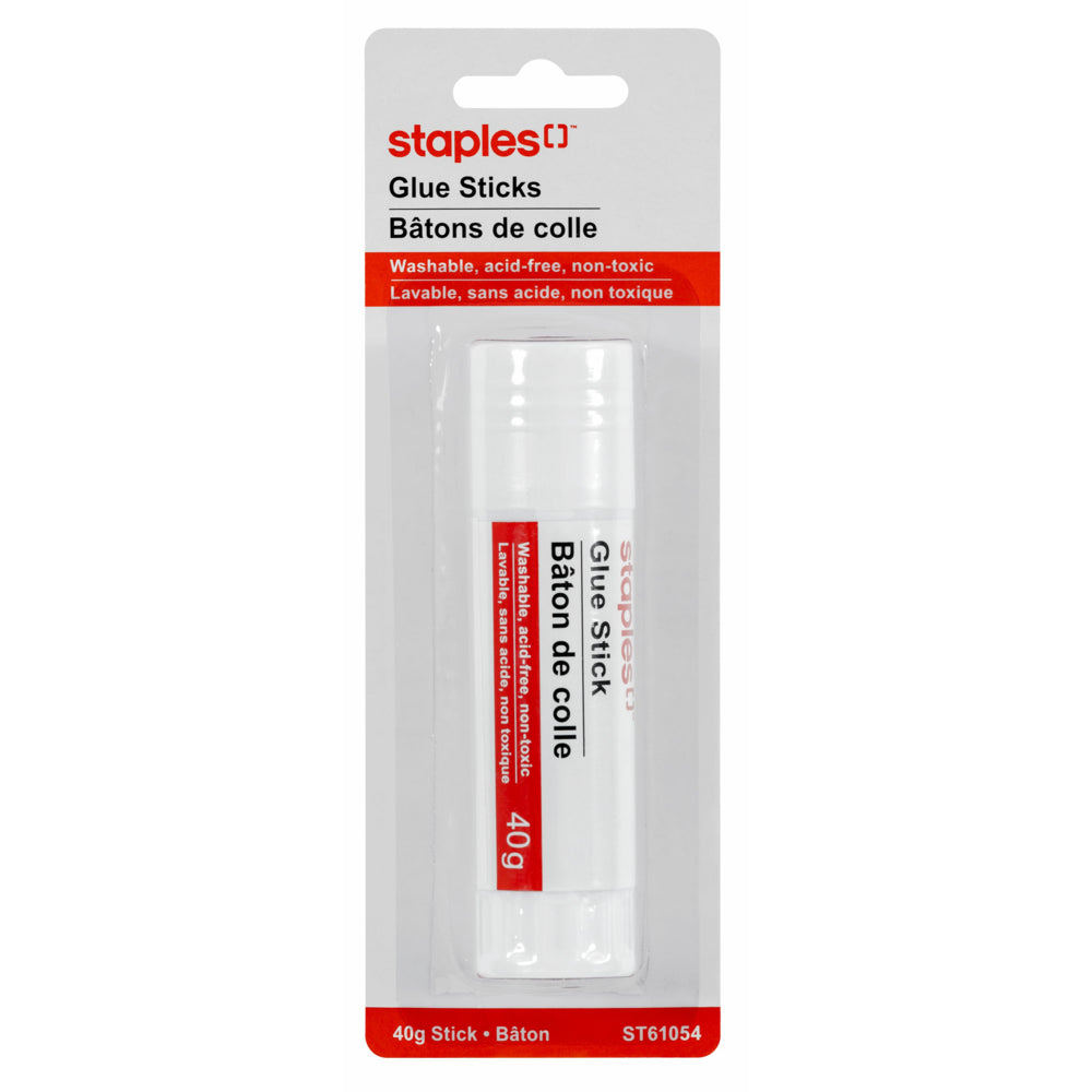 Image of Staples Washable Glue Stick - 40g