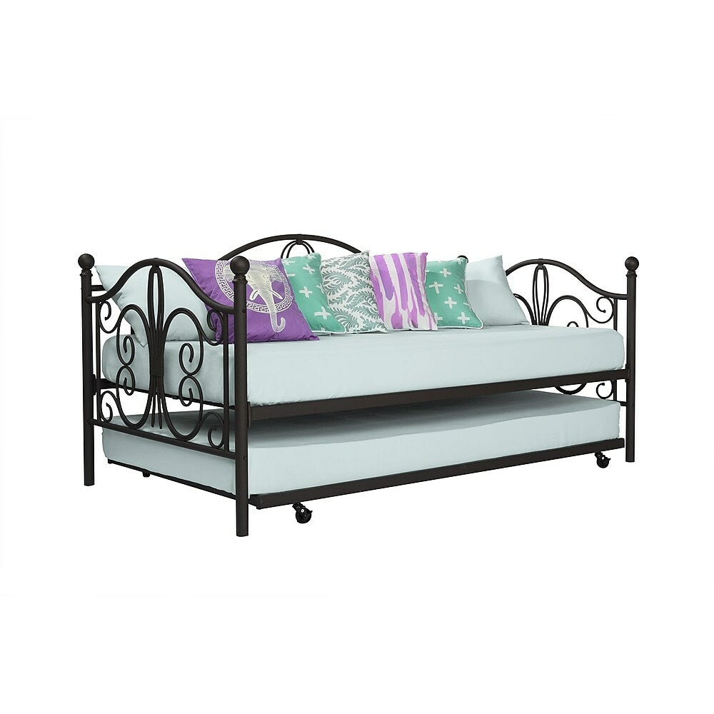 Image of DHP Bombay Twin Metal Daybed & Twin Size Trundle - Bronze