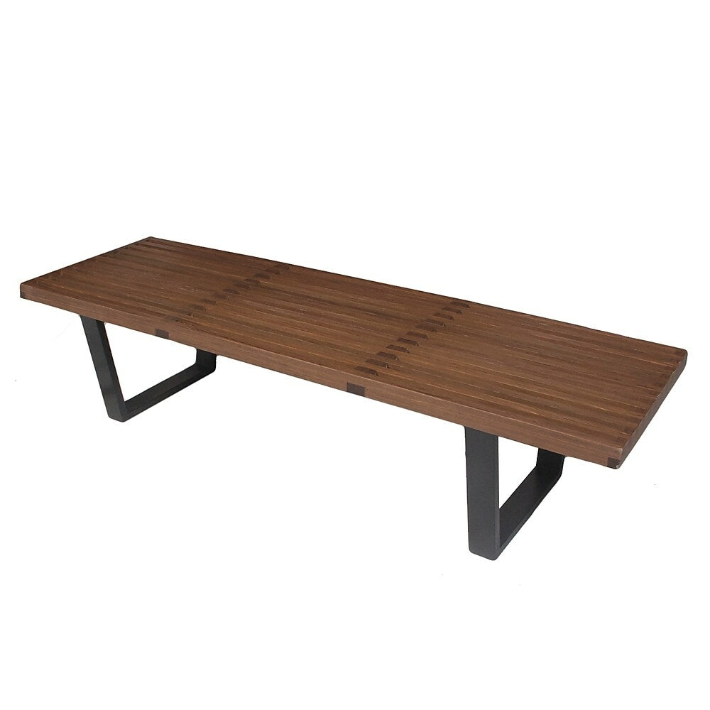 Image of Nicer Furniture 4" Nelson Bench, Walnut