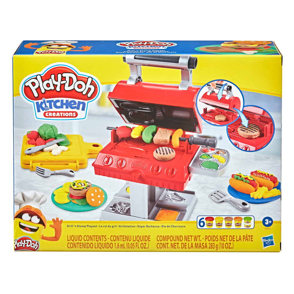 Image of Play-Doh Kitchen Creations Grill 'N Stamp Playset