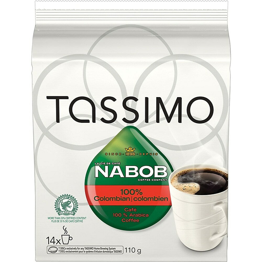 Image of Tassimo Nabob Colombian Coffee T-Discs - 14 Pack