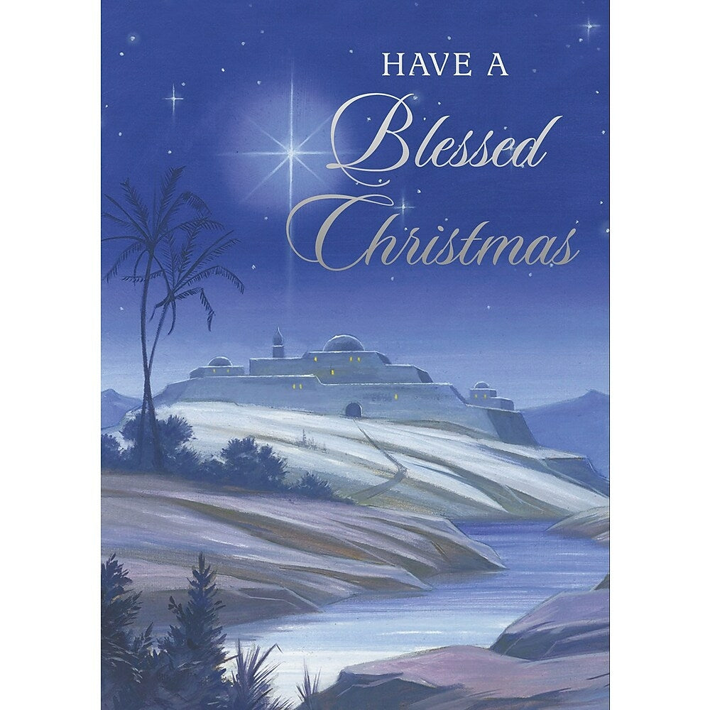 Image of Blessed Christmas, Religious, 12 Pack
