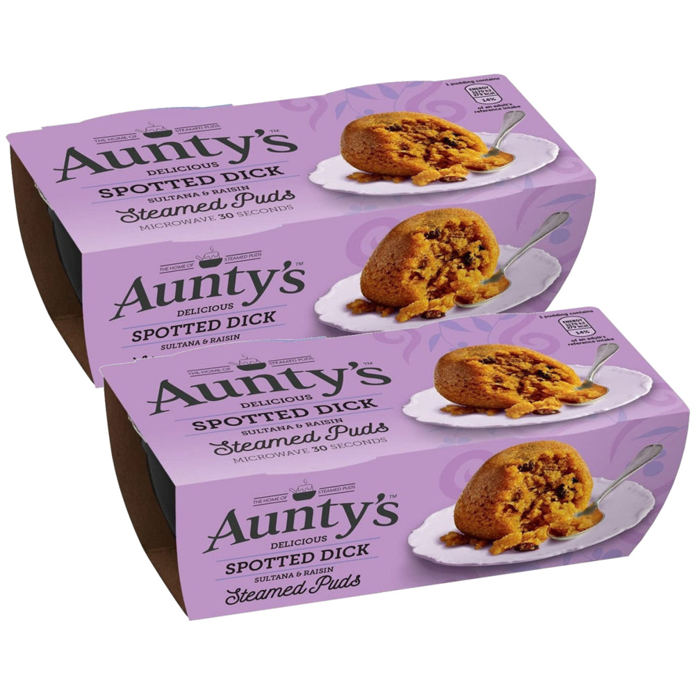 Image of Aunty's Sultana & Raisin Pudding - 95g Per Pack - 2 Pack