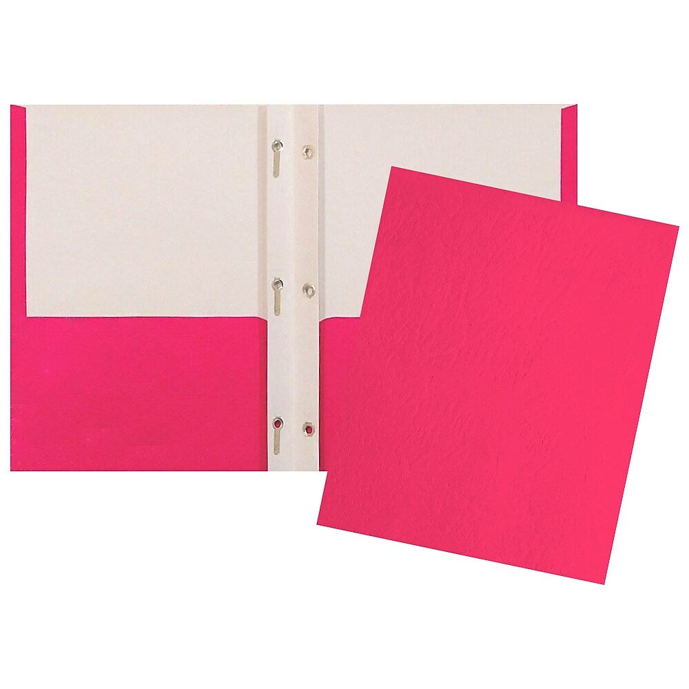 Image of Staples Twin Pocket & Prong Portfolio - Pink